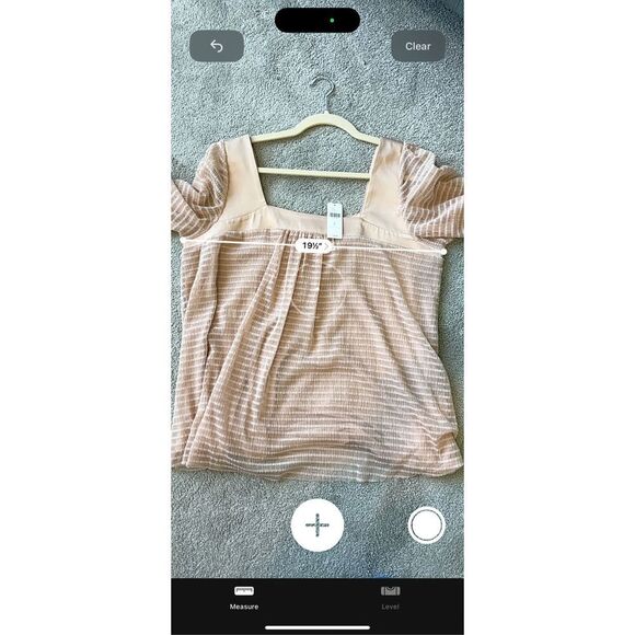 NWT ANTHROPOLOGIE MEADOW RUE Allyson texture blouse, $80 Large E27 - Picture 6 of 8